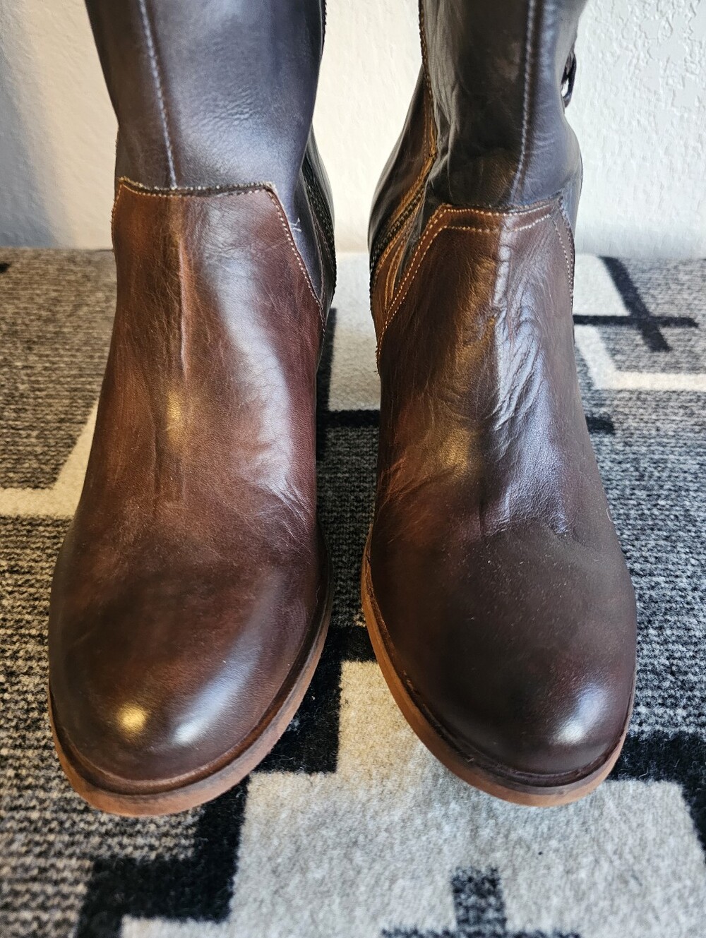 Roan By BED STU Women's Tall Leather Boots - Brown - Picture 5 of 10
